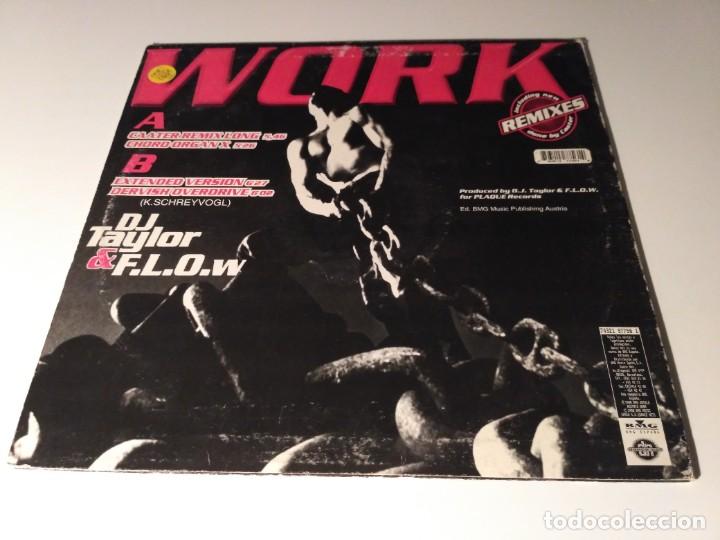 Discos de vinilo: DJ Taylor & F.L.O.w - Work - Foto 2
