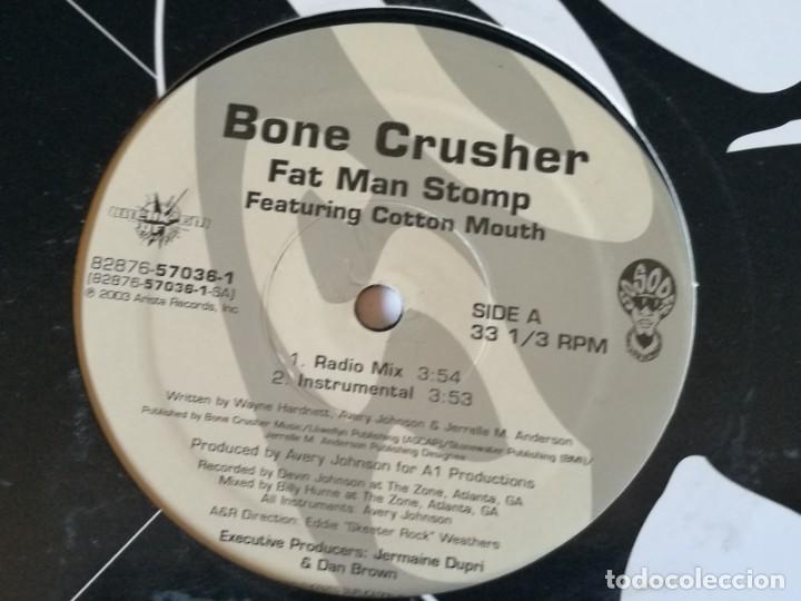 Discos de vinilo: Bone Crusher Featuring Cotton Mouth - Fat Man Stomp - 2003 - Foto 2