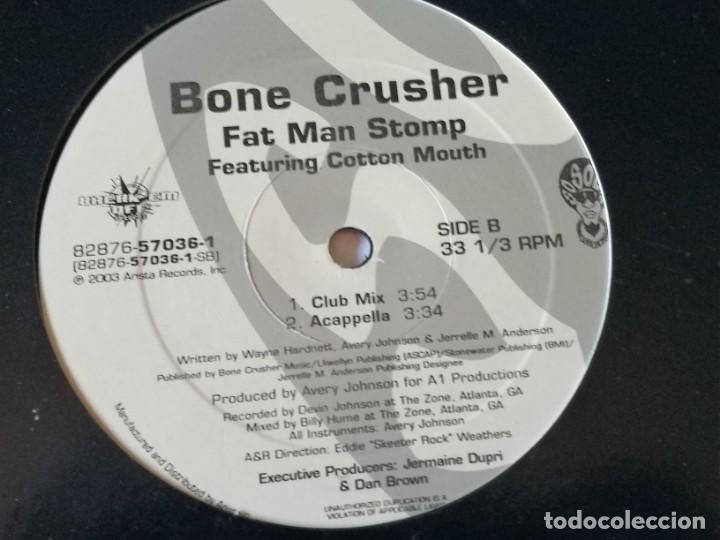 Discos de vinilo: Bone Crusher Featuring Cotton Mouth - Fat Man Stomp - 2003 - Foto 3