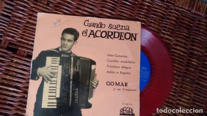 Discos de vinilo: E.P. (VINILO) DE GOMAR Y SU CONJUNTO A&Ntilde;OS 50 - Foto 1