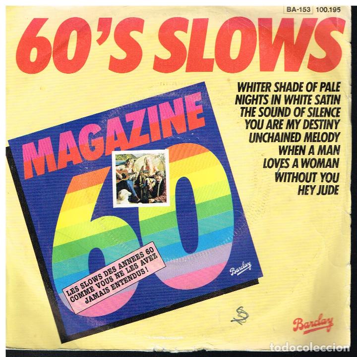 Discos de vinilo: 60S SLOWS - SINGLE 1981 - ED. FRANCIA - Foto 1
