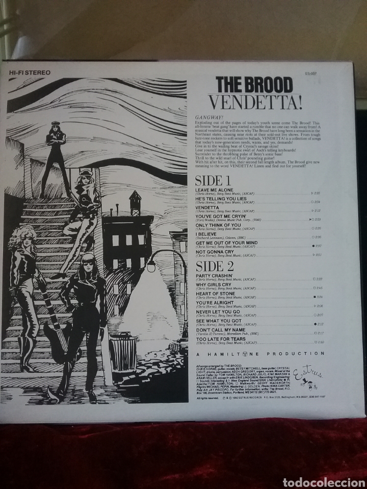 Discos de vinilo: THE BROOD 1992 Estrus Records - Foto 2