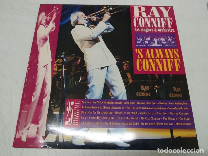 Discos de vinilo: Ray Conniff His Singers & Orchestra- S Always Conniff--doble lp - Foto 1