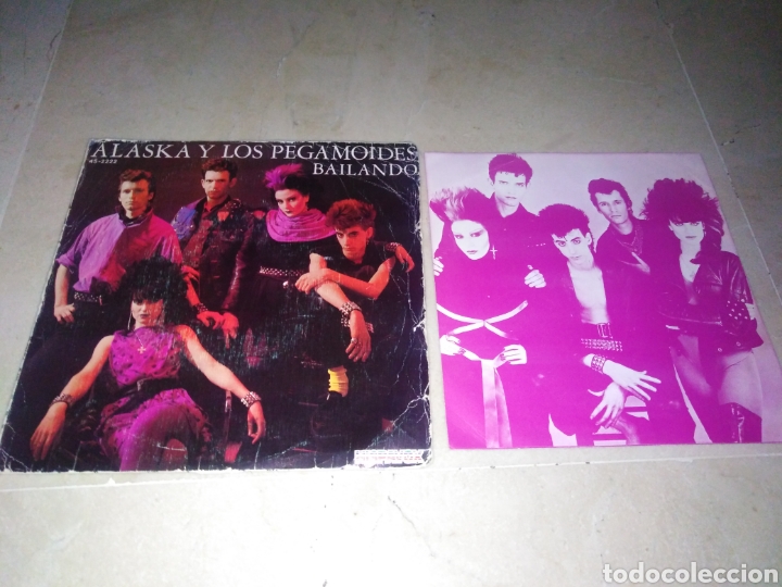 Disques de vinyle: ALASKA Y LOS PEGAMOIDES-BAILANDO-CONTIENE FOTOENCARTE