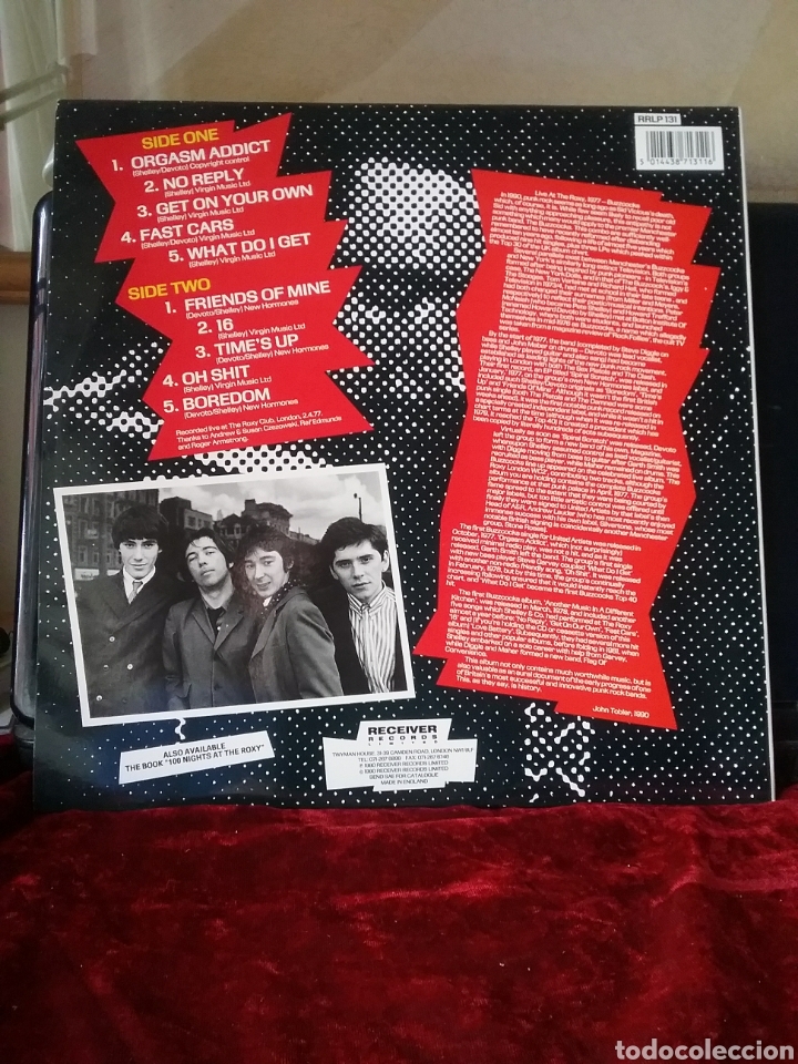 Discos de vinilo: BUZZCOCKS ROXY 1977 Edicion en el 1990 - Foto 3