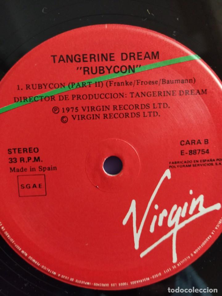 Discos de vinilo: LP. TANGERINE DREAM - RUBYCON - SPAIN E 88754 VIRGIN - 1986) ELECTRONIC KRAUT ROCK. GATEFOLD. - Foto 9