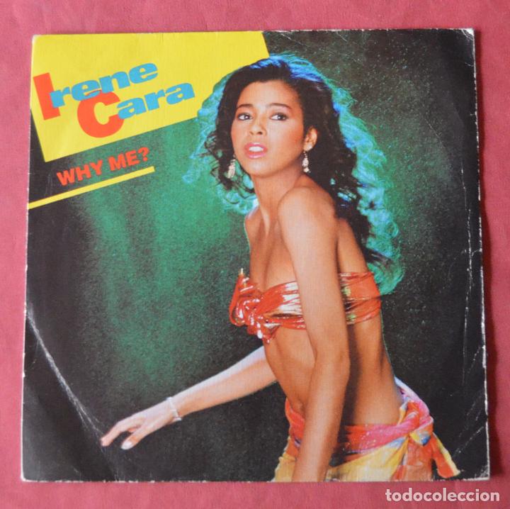 Discos de vinilo: IRENE CARA - WHY ME ? - TALK TOO MUCH - Foto 1
