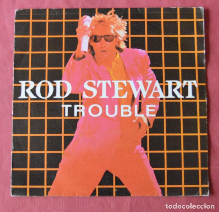Discos de vinilo: ROD STEWART - TROUBLE - Foto 1