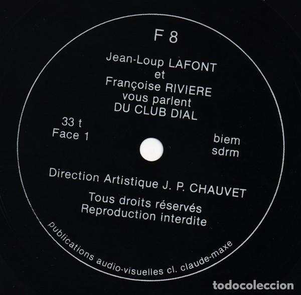 Discos de vinilo: Jean-Loup Lafont Et Fran&ccedil;oise Rivi&egrave;re &lrm;&ndash; Jean-Loup Lafont Et Fran&ccedil;oise Rivi&egrave;re Vous Parlent Du Club