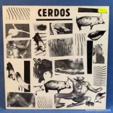 Discos de vinilo: LP - VINILO CERDOS - CERDOS + HOJA CON LETRAS - ESPAÑA - AÑO 1990. Lote 222365416