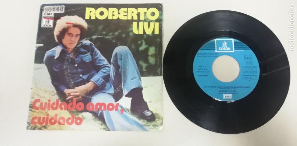 Discos de vinilo: Roberto Livi - Cuidado Amor, Cuidado (7&rdquo;, Single) - Foto 1