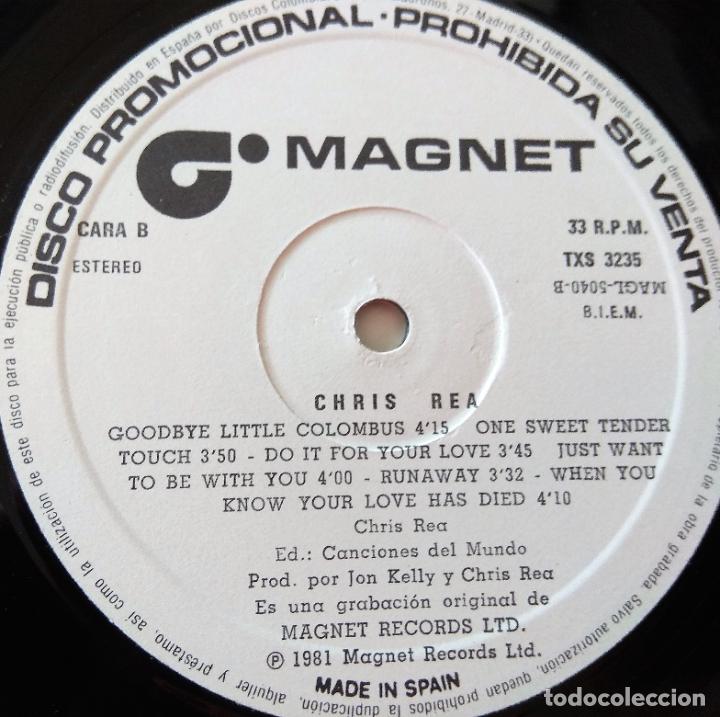 Discos de vinilo: CHRIS REA - MAGNET PROMOCIONAL - 1981 - Foto 3