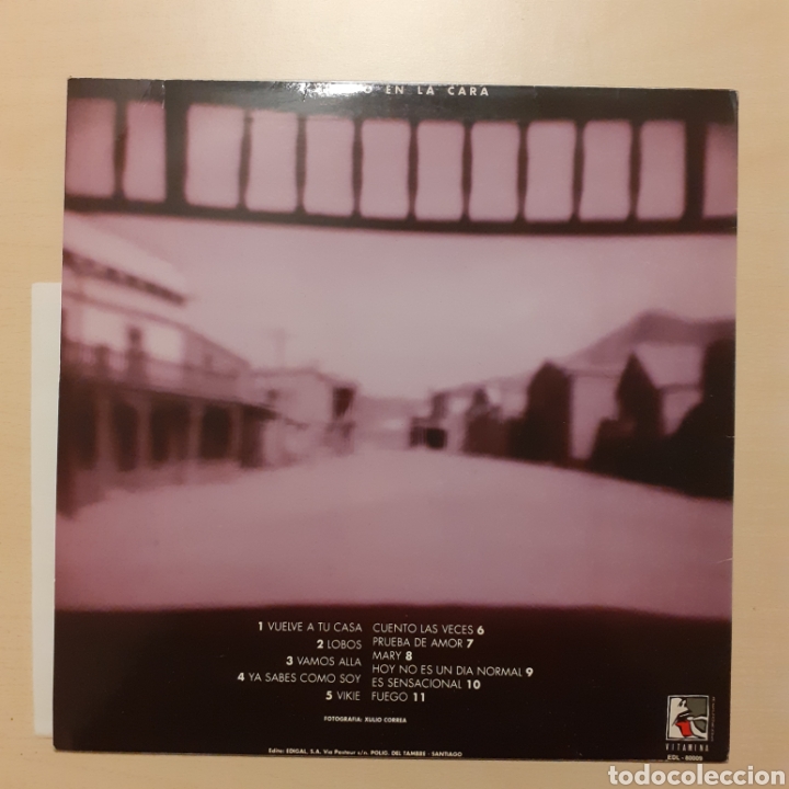 Discos de vinilo: Los Dramaticos. Viento en la cara 1990 EDL 80009 - Foto 2