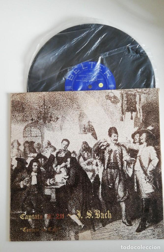 Discos de vinilo: ANTIGUO VINILO / OLD VINYL: CANTATA 211 BACH &rdquo;CANTAT ADEL CAF&Eacute;&rdquo; Disco promocional Nescaf&eacute; (Tirada li
