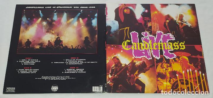 Discos de vinilo: LP CANDLEMASS - LIVE - Foto 4