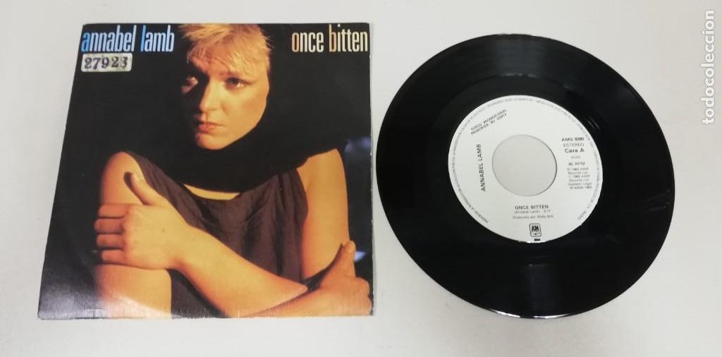 Discos de vinilo: Annabel Lamb - Once Bitten (7&rdquo;, S/Sided, Single, Promo) - Foto 1