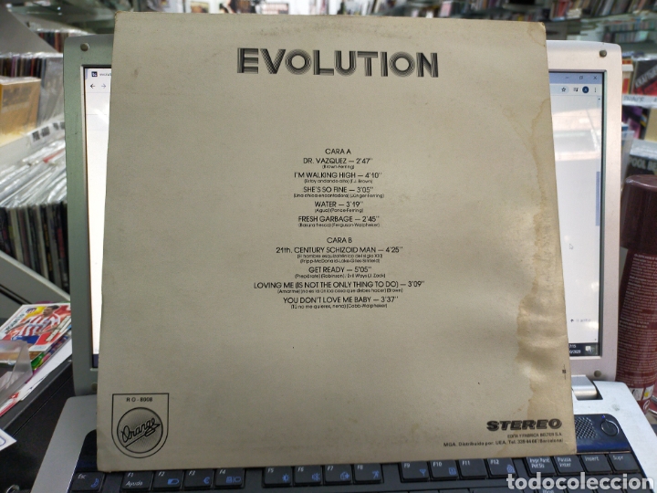 Discos de vinilo: Evolution lp Espa&ntilde;a 1979 - Foto 2
