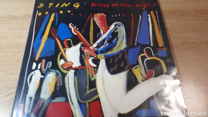 Discos de vinilo: STING BRING ON THE NIGHT DOBLE LP EN DIRECTO - Foto 1