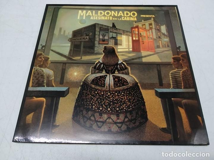 Discos de vinilo: Maldonado- Presenta: Asesinato En La Cabina - Foto 1