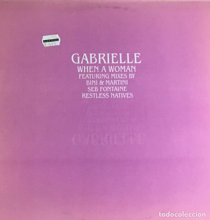 Discos de vinilo: GABRIELLE - WHEN A WOMAN - Foto 1