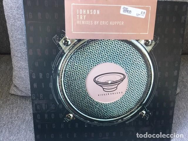 Discos de vinilo: JOHNSON TRY . REMIXES BY ERIC KUPPER . EDICI&Oacute;N INGLESA DE 1999 - Foto 1