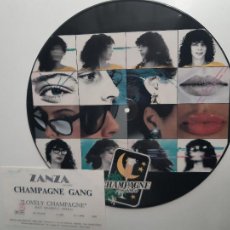 Discos de vinilo: CHAMPAGNE GANG- LOVELY CHAMPAGNHE- PICTURE DISC ITALY 1983- VINILO COMO NUEVO.. Lote 222548690