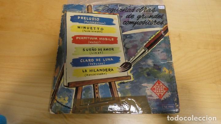 Discos de vinil: LP VINILO . PEQUE&Ntilde;AS OBRAS DE GRANDES COMPSITORES .