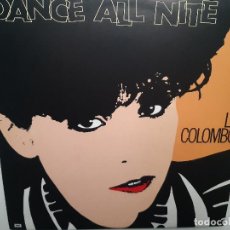 Discos de vinilo: LU COLOMBO- DANCE ALL NITE- ITALY MAXI SINGLE 1983- VINILO COMO NUEVO.. Lote 222568172