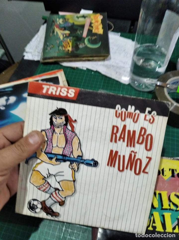 Discos de vinilo: SINGLE TRISS COMO ES RAMBO MU&Ntilde;OZ - Foto 1