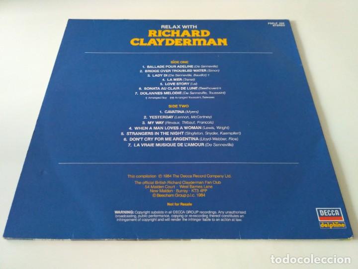 Discos de vinilo: Richard Clayderman - Relax With Richard Clayderman (LP, Comp) - Foto 2