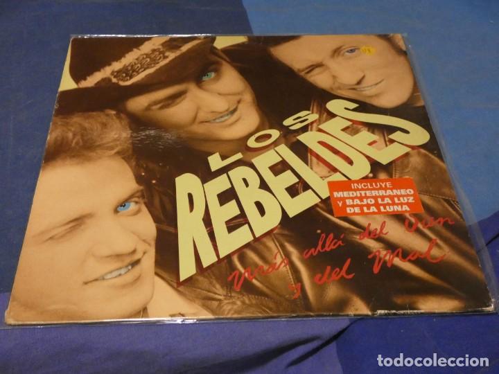 Discos de vinilo: EXPRO Los rebeldes mas alla. portada correctisima sin disco - Foto 1