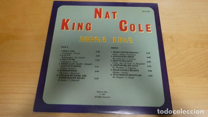 Discos de vinilo: LP VINILO . NAT KING COLE . MONA LISA . - Foto 2