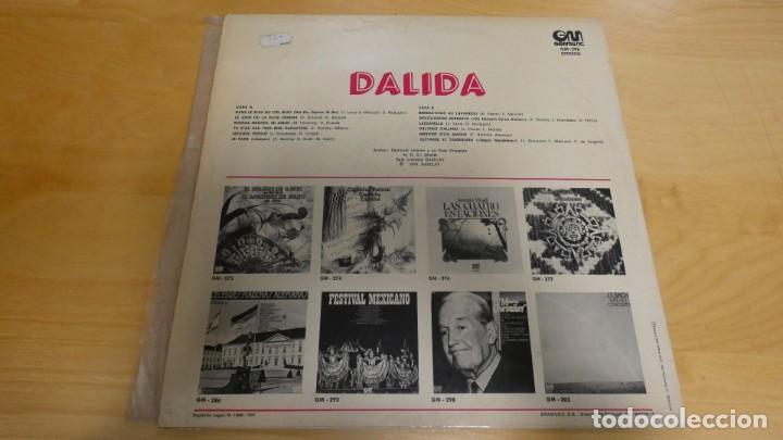 Discos de vinilo: LP VINILO DALIDA . DANS LE BLEU DU CIEL BLEU . - Foto 2
