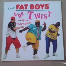 Discos de vinilo: FAT BOYS - THE TWIST MAXI SINGLE EDICION ESPAÑOLA 1988. Lote 249183010