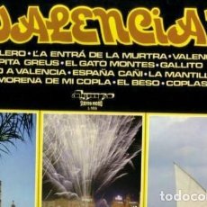 Discos de vinilo: VALENCIA - BANDA EL EMPASTRE, Y FLORIDA - LP OLYMPO 1974 (HIMNO DE VALENCIA, COPLAS, EL BESO ..... Lote 222702910