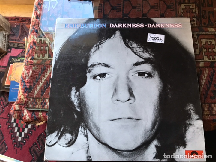 Discos de vinilo: Darkness. Darkness. Eric Burdon. S&oacute;lo portada - Foto 1