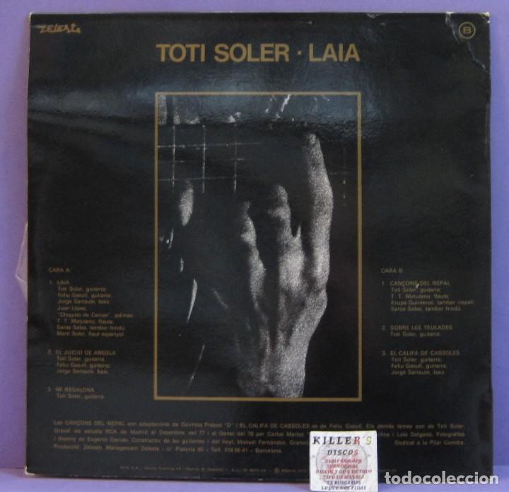 Discos de vinilo: Toti Soler - Laia - LP 1978 - Foto 2