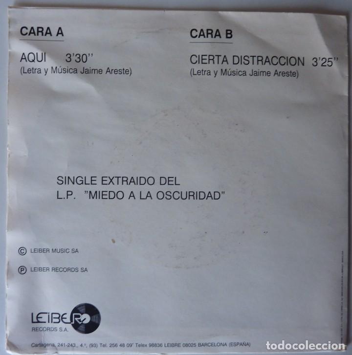 Discos de vinilo: CUIDADO CUIDADO // AQUI // PROMO // 1988 // SINGLE - Foto 2