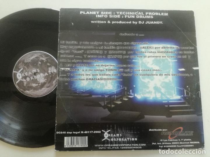 Discos de vinilo: DJ JUANDY - Technical Problem - DOBLE 12&rdquo; VINYL MAXI SINGLE 2002 // Hard House - Foto 2
