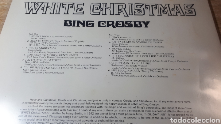 Discos de vinilo: BING CROSBY WHITE CHISTMAS - Foto 2