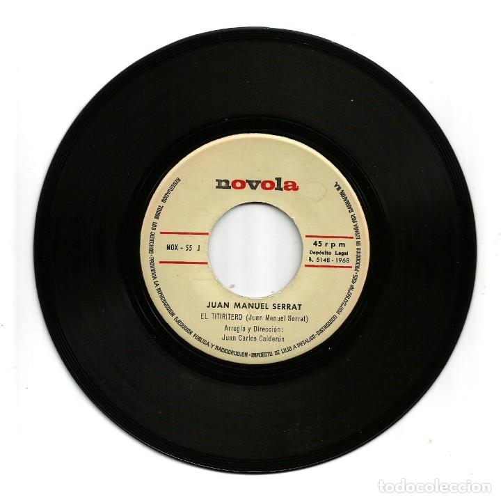 Discos de vinilo: JOAN MANUEL SERRAT (SG) 1968 - Foto 3