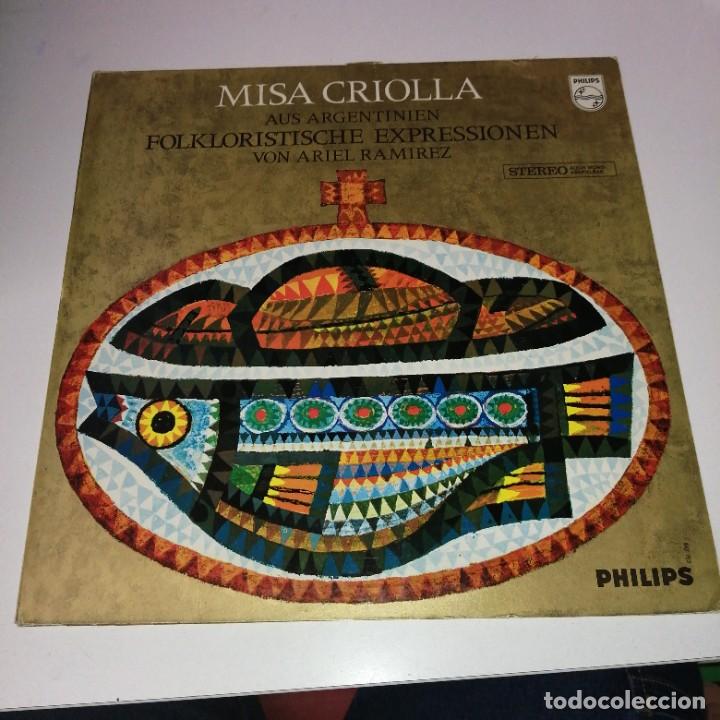 Discos de vinilo: Disco LP de musica MISA CRIOLLA aus Argentinien Folkloristische Expressionen von ariel ramirez