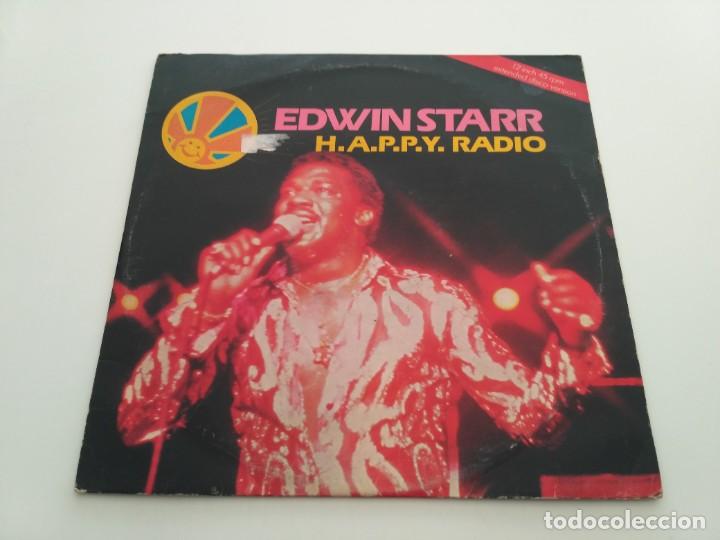 Discos de vinilo: Edwin Starr - H.A.P.P.Y. Radio (Extended Disco Version) - Foto 1