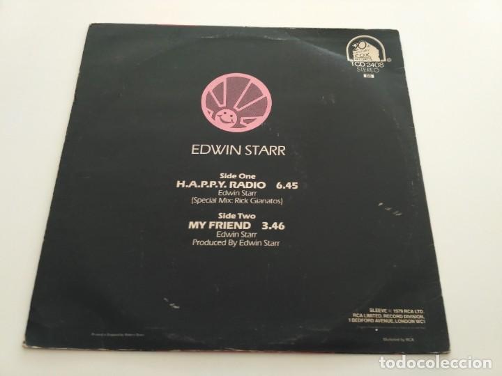 Discos de vinilo: Edwin Starr - H.A.P.P.Y. Radio (Extended Disco Version) - Foto 2
