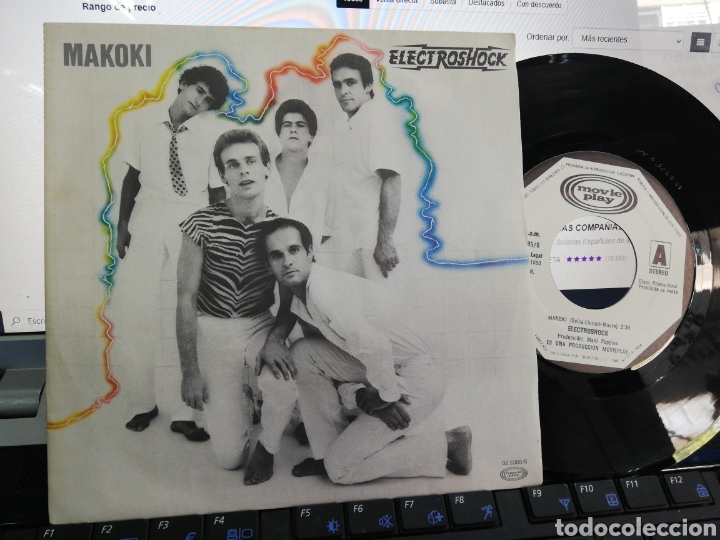 Discos de vinilo: Electroshock single promocional makoki 1980 - Foto 1