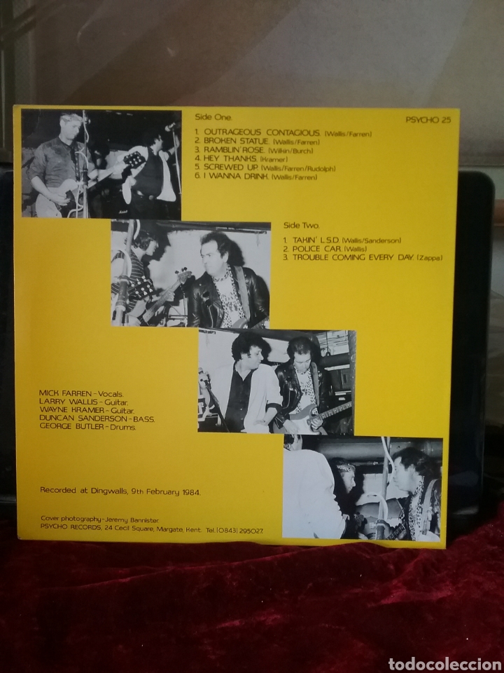 Discos de vinilo: DEVIANTS 1984 PSYCHO RECORDS . - Foto 2