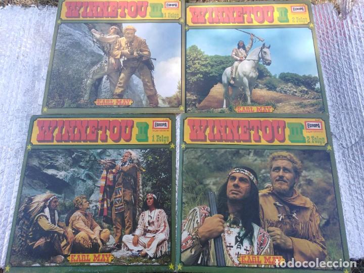 Discos de vinilo: LOTE DE 4 LPS DE WINNETOU - Foto 1
