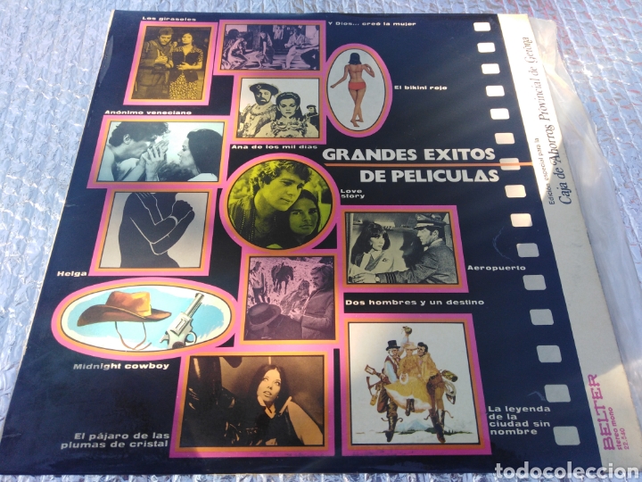 Discos de vinilo: GRANDES &Eacute;XITOS DE PEL&Iacute;CULAS-ORIGINAL A&Ntilde;O 1971 - Foto 1