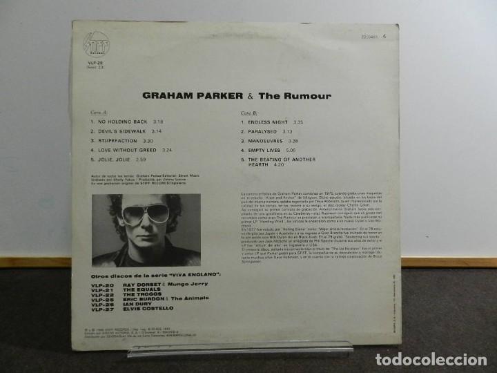 Discos de vinilo: VINILO LP. GRAHAM PARKER & THE RUMOUR - VIVA ENGLAND. EDICIÓN ESPAÑOLA. - Foto 3 - 222905427