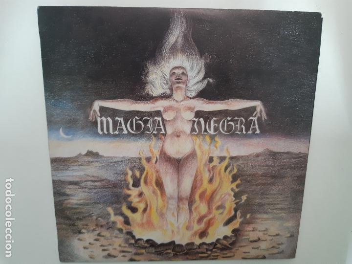 MAGIA NEGRA- SPAIN EP 12” 1986- FIRMADO POR TODA LA BANDA- VINILO EXC. ESTADO. (Música - Discos de Vinilo - EPs - Heavy - Metal	)